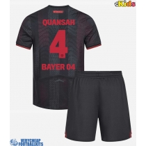 Bayer Leverkusen Jarell Quansah #4 Replica Home Minikit 2025-26 Short Sleeve (+ pants)